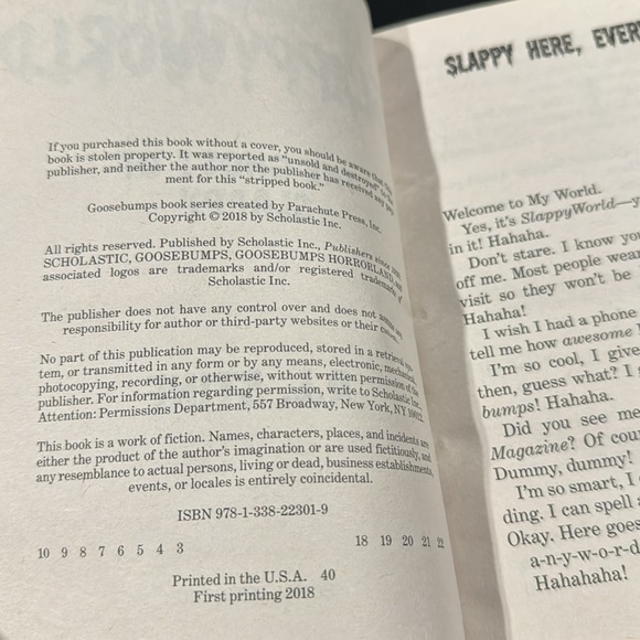 Goosebumps Slappyworld #6: The Ghost of Slappy by R.L. Stine - Paperback Novel - Picture 6 of 10